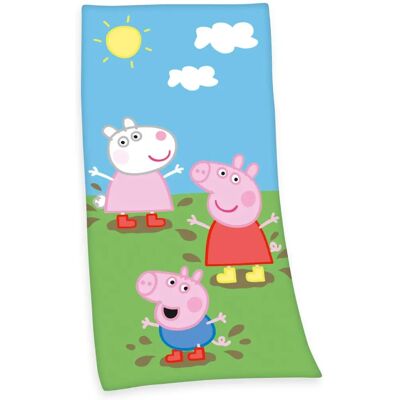 Herding Peppa Wutz Mehrfarbig Badetuch - Handtuch Herding Peppa Wutz Mehrfarbig Badetuch - Handtuch