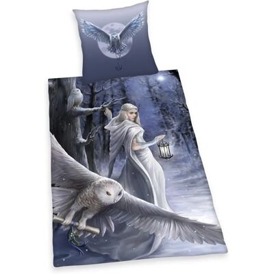 Herding Anne Stokes Wendebettwäsche - Fantasy-Eulen-Set - Baumwolle Herding Anne Stokes Wendebettwäsche - Fantasy-Eulen-Set - Baumwolle