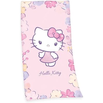 Toalla de felpa Herding Hello Kitty - 75x150cm - Toalla de baño Toalla de felpa Herding Hello Kitty - 75x150cm - Toalla de baño