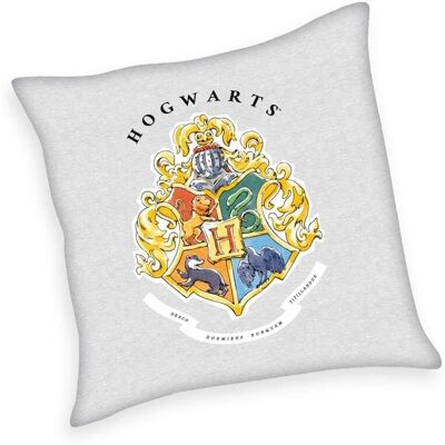 Herding Harry Potter Kussen - Zweinstein Embleem - 40x40cm Herding Harry Potter Kussen - Zweinstein Embleem - 40x40cm