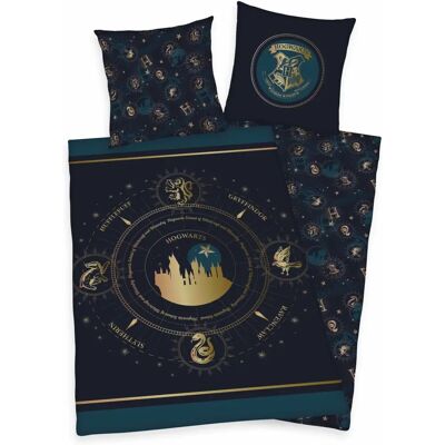 Herding Harry Potter - Bettwäsche - Harry Potter Design, 100% Baumwolle, Leicht wechselbare Reißverschlüsse Herding Harry Potter - Bettwäsche - Harry Potter Design, 100% Baumwolle, Leicht wechselbare Reißverschlüsse