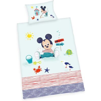 Sada povlečení Mickey Mouse Herding - Oboustranná bavlna - 100/130 cm Sada povlečení Mickey Mouse Herding - Oboustranná bavlna - 100/130 cm