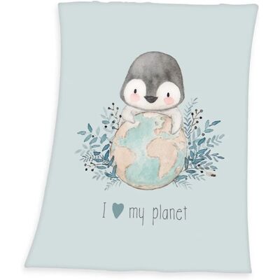 Herding Baby Mikrofaser Pinguin-Decke - 75x100cm Herding Baby Mikrofaser Pinguin-Decke - 75x100cm