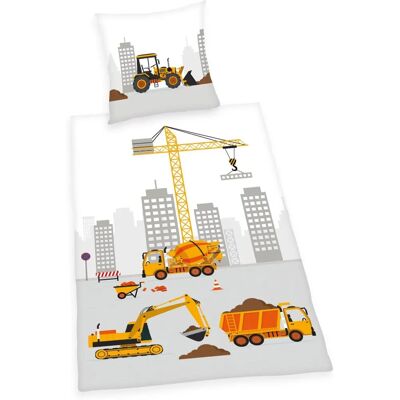 Herding Literie pour enfants Baustelle - Linge de lit enfant Herding Literie pour enfants Baustelle - Linge de lit enfant
