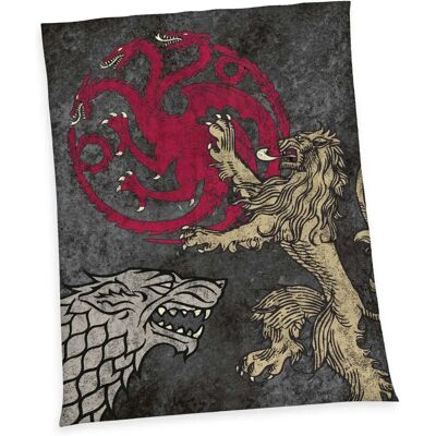 Herding Game of Thrones Multicolour Throw Blanket - 150x200 cm - Throw blanket Herding Game of Thrones Multicolour Throw Blanket - 150x200 cm - Throw blanket