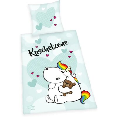 Set di Biancheria da letto reversibile in cotone Herding - Pummeleinhorn - Biancheria per bambini Set di Biancheria da letto reversibile in cotone Herding - Pummeleinhorn - Biancheria per bambini