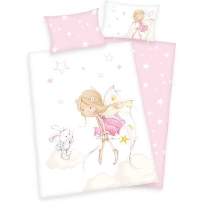 Herding Little Fairy Linge de lit bébé - Coton réversible Herding Little Fairy Linge de lit bébé - Coton réversible