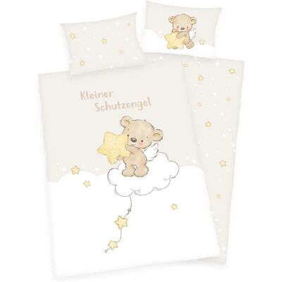 Juego de Sábanas para Bebé HERDING - Pequeño Ángel Guardián - 2 piezas Juego de Sábanas para Bebé HERDING - Pequeño Ángel Guardián - 2 piezas