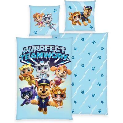 Herding Paw Patrol Bomullssängset - Reversibel Herding Paw Patrol Bomullssängset - Reversibel
