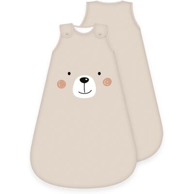 Herding Sac de Nuit pour Bébé - Little Friends Coton, Beige/Blanc - Sac de Nuit Herding Sac de Nuit pour Bébé - Little Friends Coton, Beige/Blanc - Sac de Nuit