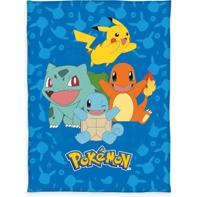 Herding Pokémon Fleece-Decke - 130 x 160 cm - Baby-Decke - Blau, Mehrfarbig Herding Pokémon Fleece-Decke - 130 x 160 cm - Baby-Decke - Blau, Mehrfarbig