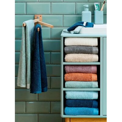Tom Tailor 16001509 White Cotton Towel - Bath Towel Tom Tailor 16001509 White Cotton Towel - Bath Towel