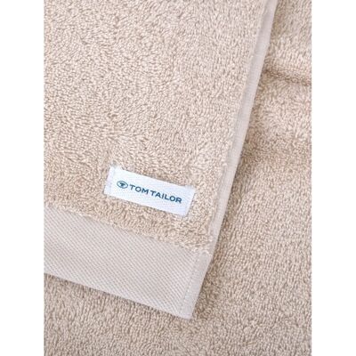 Tom Tailor 70x140cm Baumwoll-Badetuch Beige Tom Tailor 70x140cm Baumwoll-Badetuch Beige