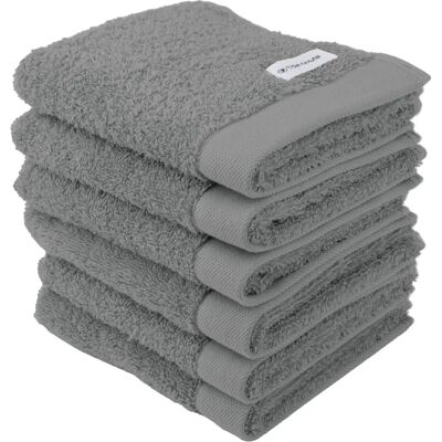 TOM TAILOR - COLOR BATH - Moody Grey - Gastendoek TOM TAILOR - COLOR BATH - Moody Grey - Gastendoek