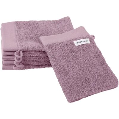 TOM TAILOR HOME Mauve Acogedor Toalla de algodón - Guante de lavar TOM TAILOR HOME Mauve Acogedor Toalla de algodón - Guante de lavar