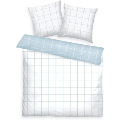 TOM TAILOR HOME Grande Quadri Lenzuola di Cotone - Set di Biancheria TOM TAILOR HOME Grande Quadri Lenzuola di Cotone - Set di Biancheria