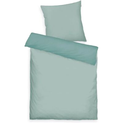 Tom Tailor Satin Bettwäsche 70x90cm / 140x200cm Frische Salbe Mint - Bettwäsche-Set Tom Tailor Satin Bettwäsche 70x90cm / 140x200cm Frische Salbe Mint - Bettwäsche-Set