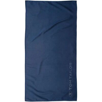 TOM TAILOR Unisex Microfiber Fitness Towel - 70x140 cm, Blue TOM TAILOR Unisex Microfiber Fitness Towel - 70x140 cm, Blue