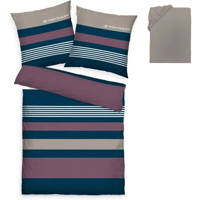 TOM TAILOR HOME Carl Lila Bettwäsche - Bett & Kissenbezug TOM TAILOR HOME Carl Lila Bettwäsche - Bett & Kissenbezug