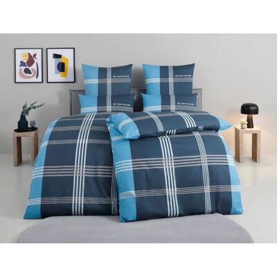 TOM TAILOR HOME Ole Blau Karomuster Bettwäsche - Bettwäsche TOM TAILOR HOME Ole Blau Karomuster Bettwäsche - Bettwäsche