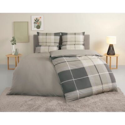 TOM TAILOR HOME - Eric - beige - Reversible bedding set TOM TAILOR HOME - Eric - beige - Reversible bedding set