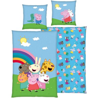 Herding Peppa Pig Conjunto de Ropa de Cama Multicolor - Ropa de cama Herding Peppa Pig Conjunto de Ropa de Cama Multicolor - Ropa de cama