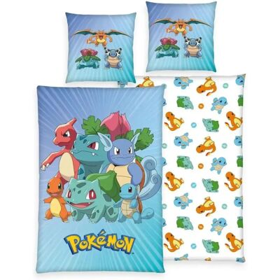 Herding Pokémon Bettwäsche-Set - Bettbezug & Kissenbezug - 135x200/80x80 cm Herding Pokémon Bettwäsche-Set - Bettbezug & Kissenbezug - 135x200/80x80 cm