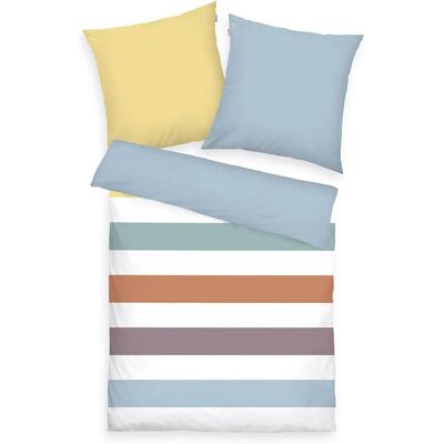 Herding Set di Lenzuola - Righe Multicolore - Set di biancheria Herding Set di Lenzuola - Righe Multicolore - Set di biancheria