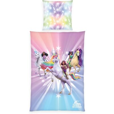Lenzuola magiche Unicorn Academy - 135x200 cm - Licenza ufficiale Lenzuola magiche Unicorn Academy - 135x200 cm - Licenza ufficiale