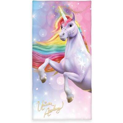 Herding Unicorn Academy Magische Badhanddoek - 75x150cm Herding Unicorn Academy Magische Badhanddoek - 75x150cm