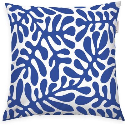 TOM TAILOR HOME - Organic Leaves - Kobaltblau TOM TAILOR HOME - Organic Leaves - Kobaltblau