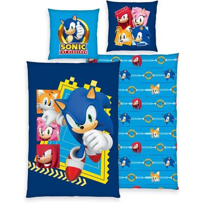 Herding Sonic Bettwäsche-Set - Wendbar, Kissen 80x80cm, Bettbezug 135x200cm Herding Sonic Bettwäsche-Set - Wendbar, Kissen 80x80cm, Bettbezug 135x200cm