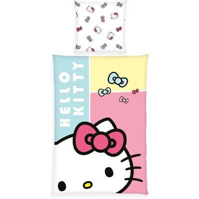 Hello Kitty Bow Bettwäsche-Set - Weich & Bunt Hello Kitty Bow Bettwäsche-Set - Weich & Bunt