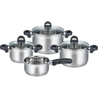 ELO Turmalin Kochgeschirr-Set - Induktion, 3 Töpfe & 1 Kasserolle ELO Turmalin Kochgeschirr-Set - Induktion, 3 Töpfe & 1 Kasserolle