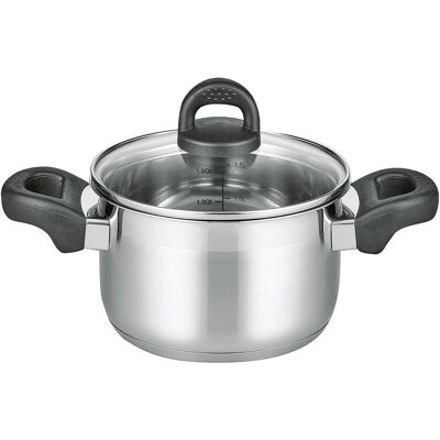ELO Fleischtopf Turmalin 16cm - Fleischtopf, Edelstahl, Silber ELO Fleischtopf Turmalin 16cm - Fleischtopf, Edelstahl, Silber