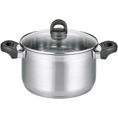 ELO Turmalin Fleischtopf - 24cm, Edelstahl, silber ELO Turmalin Fleischtopf - 24cm, Edelstahl, silber