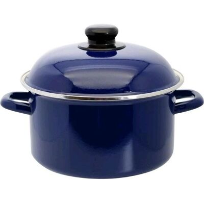 ELO Royalblau 20cm Emaille Kochtopf - Induktion ELO Royalblau 20cm Emaille Kochtopf - Induktion