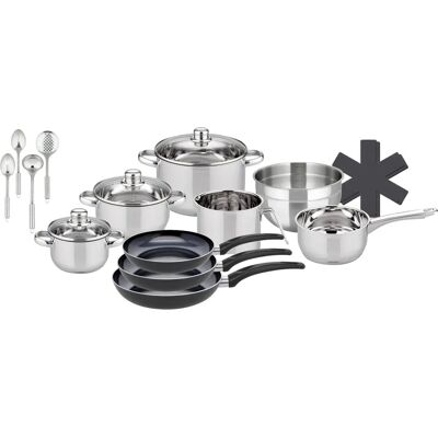 ELO Galactica Silber Induktions-Kochgeschirr-Set ELO Galactica Silber Induktions-Kochgeschirr-Set