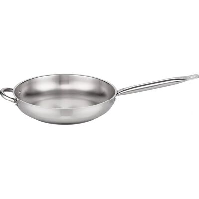 Padella in acciaio inox Elo 32cm - Compatibile induzione - Alta qualità Padella in acciaio inox Elo 32cm - Compatibile induzione - Alta qualità