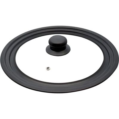 Couvercle Universel ELO - 20 cm Acier au Carbone et Verre - Convient pour 16/18/20 cm Couvercle Universel ELO - 20 cm Acier au Carbone et Verre - Convient pour 16/18/20 cm