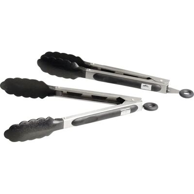 ELO Zipp Zapp Küchenzange - 27cm Edelstahl Set mit 12 Stücke ELO Zipp Zapp Küchenzange - 27cm Edelstahl Set mit 12 Stücke