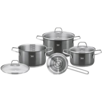Elo Schwarz Topfset Twice Select 4-tlg. - Kochgeschirr-Set Elo Schwarz Topfset Twice Select 4-tlg. - Kochgeschirr-Set