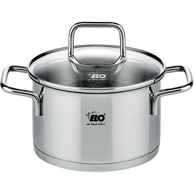 Faitout en inox Elo Citrin 14cm - Toutes plaques Faitout en inox Elo Citrin 14cm - Toutes plaques