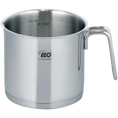 Elo Pot à lait en inox - 1,6L - Pour mousse et chauffe Elo Pot à lait en inox - 1,6L - Pour mousse et chauffe