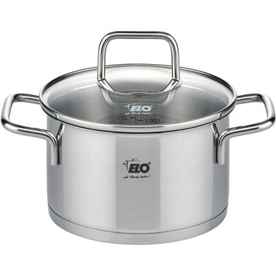 Faitout en inox Elo Citrin 20cm - Polyvalent & Économise Energie - Publicité Faitout en inox Elo Citrin 20cm - Polyvalent & Économise Energie - Publicité