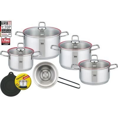 ELO Excellent Silber Kochgeschirr-Set - Induktion ELO Excellent Silber Kochgeschirr-Set - Induktion