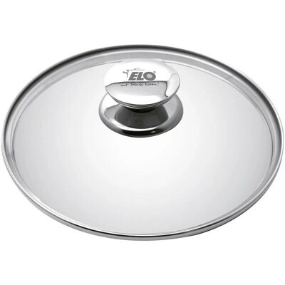 Elo 28cm Kochdeckel - Hitzebeständiges Glas & Edelstahlgriff Elo 28cm Kochdeckel - Hitzebeständiges Glas & Edelstahlgriff