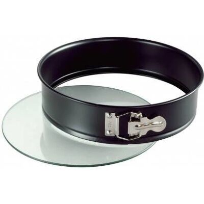 Forma de Bolo Kaiser 28cm Fundo de Vidro Antiaderente Forma de Bolo Kaiser 28cm Fundo de Vidro Antiaderente