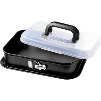 Springform Rectangular Kaiser - Bake & Take - 24x35 cm - Negro Springform Rectangular Kaiser - Bake & Take - 24x35 cm - Negro