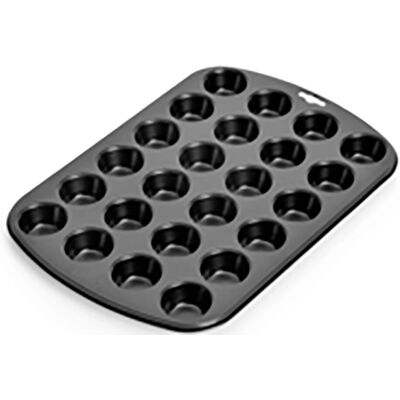 Kaiser 2300646237 Muffinform - 24er, Schwarz, Rund - Backblech Kaiser 2300646237 Muffinform - 24er, Schwarz, Rund - Backblech